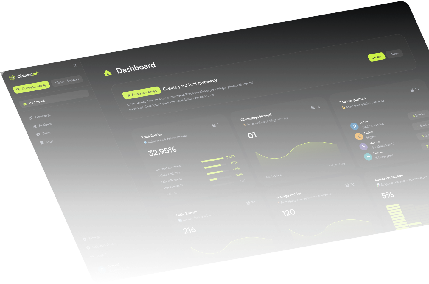 Background decoration